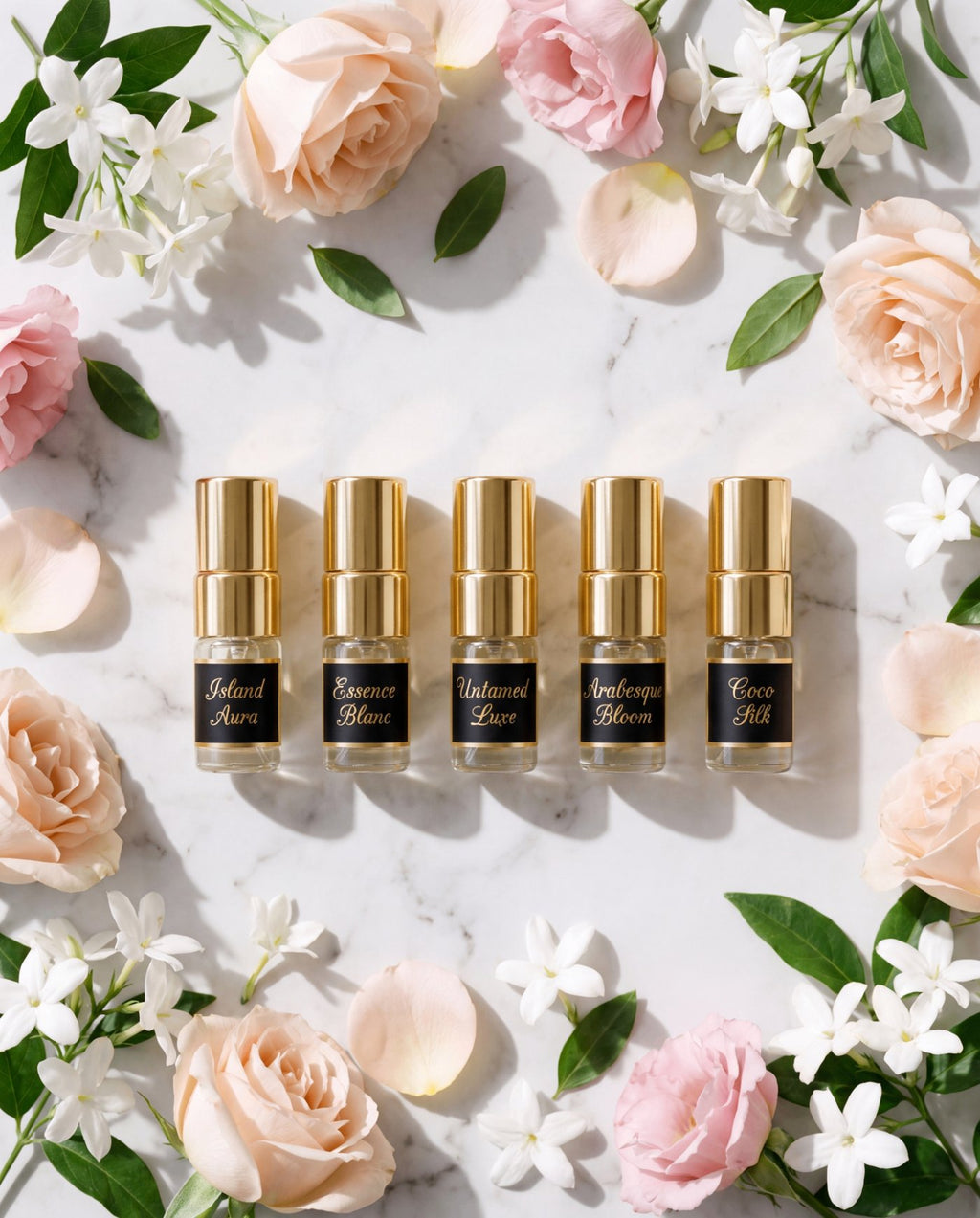 Signature Discovery Set - floral flat lay