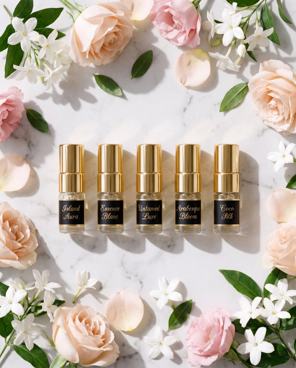 Signature Discovery Set - floral flat lay